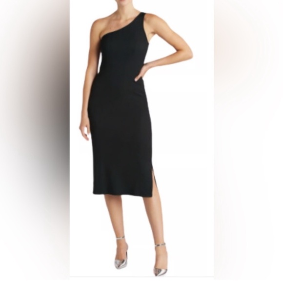 NWT 41 Hawthorn
One Shoulder Fitted Midi Dress - Picture 1 of 14